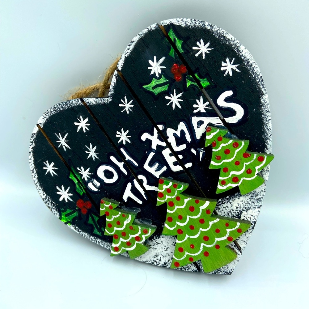 Oh Xmas Tree Handmade Ornament - Picture 2 of 2